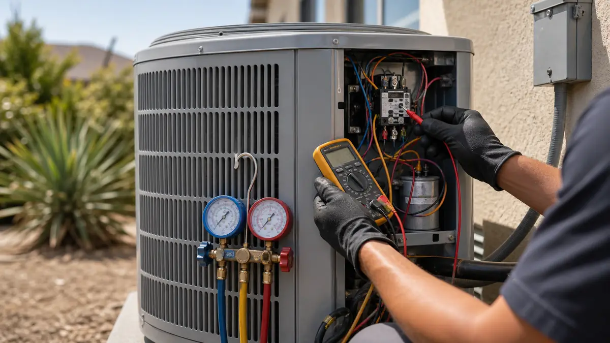 Illustration of Carrier AC repair in Woodland Hills